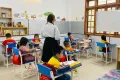 Một buổi lên lớp của cô và trò tại APE.