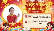 KHEN THƯỞNG HS XUẤT SẮC THÁNG 5-2026