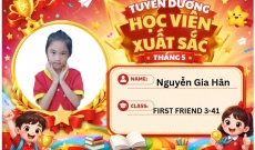 KHEN THƯỞNG HS XUẤT SẮC THÁNG 5-2026