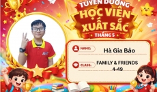 KHEN THƯỞNG HS XUẤT SẮC THÁNG 5-2026