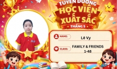 KHEN THƯỞNG HS XUẤT SẮC THÁNG 5-2026